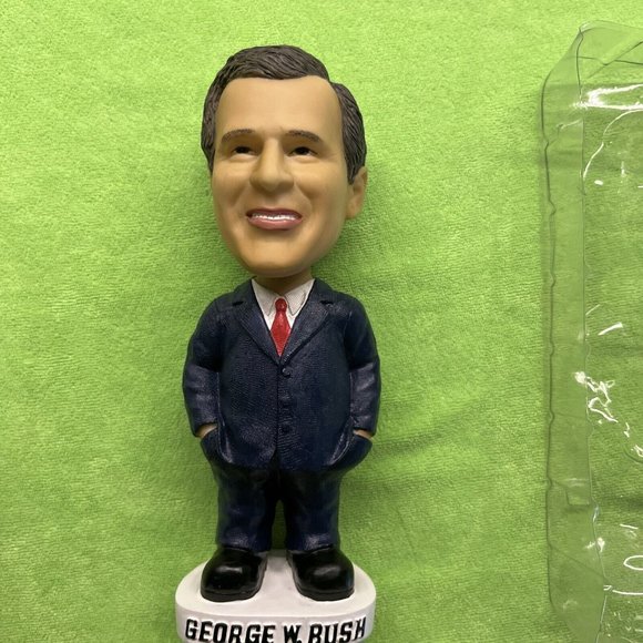 OLLIERV Bobble Dobbles President George W Bush bobblehead Hand Painted MINT - Picture 9 of 12